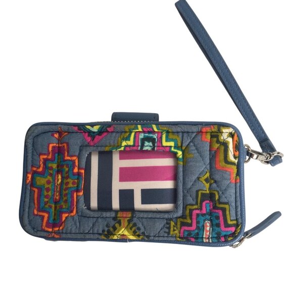 Vera Bradley Wallet Wristlet Painted Medallions Quilted Zip Around RFID - Picture 3 of 12